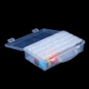 Clear Plastic Diamond Storage Box With Handle