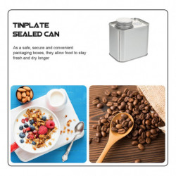 2 Pcs Coffee Airtight Container Metal Tea Storage Can Metal Tea Tins Metal Tin Container Tinplate Coffee Tins 2 Pcs Coffee Airtight Container Metal Tea Storage Can Metal Tea Tins Metal Tin Container Tinplate Coffee Tins