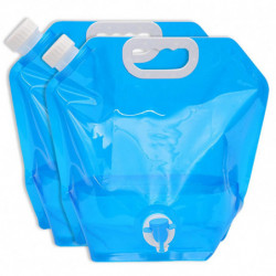 Water Storage Bag Foldable Bag 2 Pcs 10l Large Capacity With Food Grade Water Storage Bag Foldable Bag 2 Pcs 10l Large Capacity With Food Grade