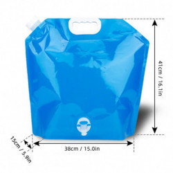 Water Storage Bag Foldable Bag 2 Pcs 10l Large Capacity With Food Grade Water Storage Bag Foldable Bag 2 Pcs 10l Large Capacity With Food Grade