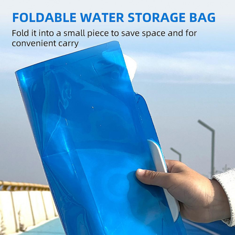 Water Storage Bag Foldable Bag 2 Pcs 10l Large Capacity With Food Grade