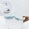 Pet Food Container Moisture Proof Dustproof Dry Food Bucket Storage Case Containers Size S (Nordic Blue)