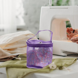 2Pcs Yarn Balls Bag Portable Woolen Yarn Handbag Household Embroidery Yarn Container 2Pcs Yarn Balls Bag Portable Woolen Yarn Handbag Household Embroidery Yarn Container