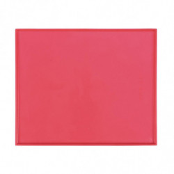 Silicone Pet Food Mat Premium Waterproof Non-stick Dog Cat Food Feeding Bowl Placemat Washable Pad (Red) Silicone Pet Food Mat Premium Waterproof Non-stick Dog Cat Food Feeding Bowl Placemat Washable Pad (Red)