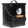 1 Set of Cat Food Bucket Household Dog Food Box Convenient Cat Snack Bucket Dog Snack Bin with Scoop Black