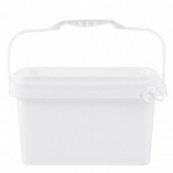 Painting Bucket Paints Container with Cover and Handle Painting Varnish Storage Bucket White Painting Bucket Paints Container with Cover and Handle Painting Varnish Storage Bucket White