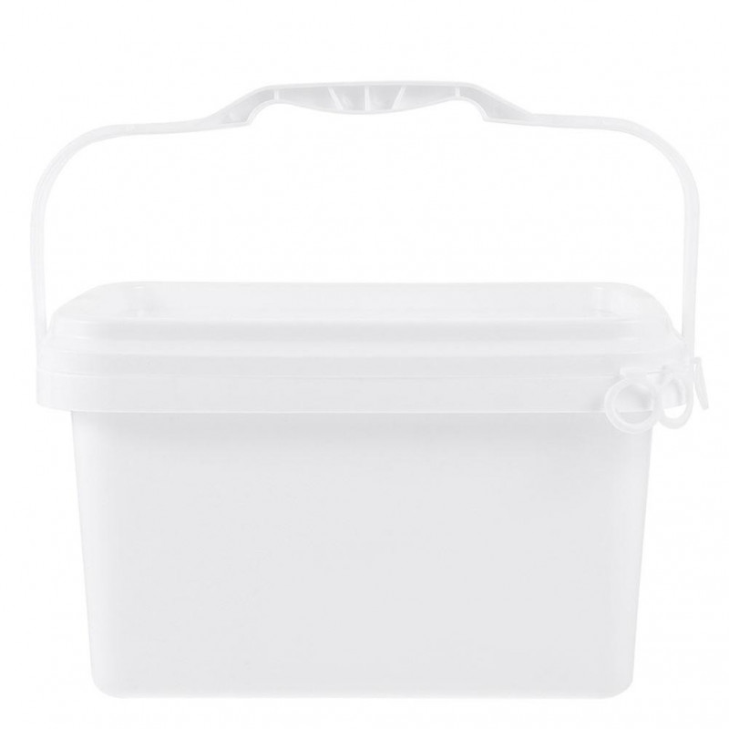 Painting Bucket Paints Container with Cover and Handle Painting Varnish Storage Bucket White