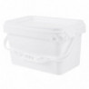 Painting Bucket Paints Container with Cover and Handle Painting Varnish Storage Bucket White