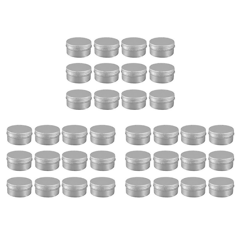 36pack 80ml boîtes de conserve contenants Thé boîte en aluminium baume à lèvres baume à lèvres boîte de rangement [...]