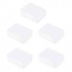5pcs Storage Box Small Lightweight Portable Plastic Transparent Storage Box Stationery Box Packaging Box 5pcs Storage Box Small Lightweight Portable Plastic Transparent Storage Box Stationery Box Packaging Box