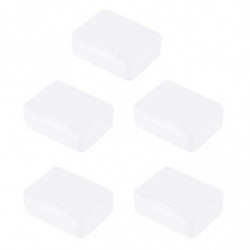 5pcs Storage Box Small Lightweight Portable Plastic Transparent Storage Box Stationery Box Packaging Box 5pcs Storage Box Small Lightweight Portable Plastic Transparent Storage Box Stationery Box Packaging Box