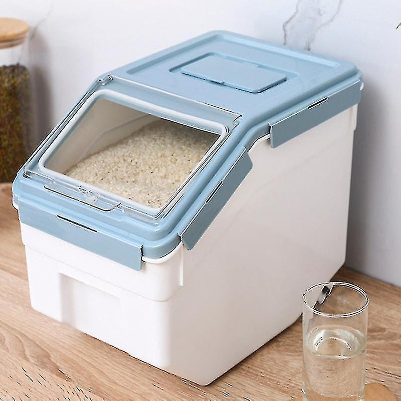 Food Storage Box Plastic Kitchen Lunch Box With Lid Sealed Moisture-proof Storage Box Pet Dog Food