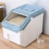 Food Storage Box Plastic Kitchen Lunch Box With Lid Sealed Moisture-proof Storage Box Pet Dog Food