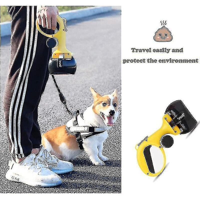 Pelle à crottes pour chiens, pelle à crottes portable pour grands et petits chiens, nettoyeur de crottes avec [...]