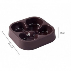 1 pcs Pet Feeder Bowl, Prevent Choking Slow Feeding Dog/Cat Bowl(Brown) 1 pcs Pet Feeder Bowl, Prevent Choking Slow Feeding Dog/Cat Bowl(Brown)