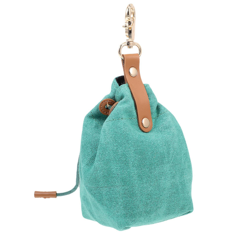 Portable Treat Pouch Canvas Treat Holder Wear-resistant Snack Bag Pet Food Bag