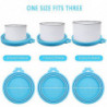 Pack Of 6 Silicone Lids For Can, Food Silicone Lid For Cat Dog Food Can, Silicone Cover For Pet Food Cans