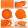 Pack Of 6 Silicone Lids For Can, Food Silicone Lid For Cat Dog Food Can, Silicone Cover For Pet Food Cans