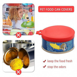 Pack Of 6 Silicone Lids For Can, Food Silicone Lid For Cat Dog Food Can, Silicone Cover For Pet Food Cans Pack Of 6 Silicone Lids For Can, Food Silicone Lid For Cat Dog Food Can, Silicone Cover For Pet Food Cans