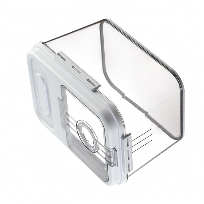 Rice Container Bucket 7500g Plastic Sealed Rice Dispenser Bin With Magnetic Lid For Kitchen Dry Food Pet Food Storage