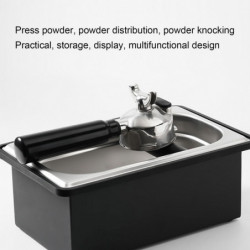 Coffee Knock Box Rubber Coffee Box With Removable Stainless Steel Ground Container For Cafe Bar Coffee Knock Box Rubber Coffee Box With Removable Stainless Steel Ground Container For Cafe Bar