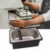 Coffee Knock Box Rubber Coffee Box With Removable Stainless Steel Ground Container For Cafe Bar