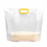 Storage Bag Food Storing Transparent Portable Thickened Non-toxic Bpa-free Moisture-proof Sealed Packaging 10pcs