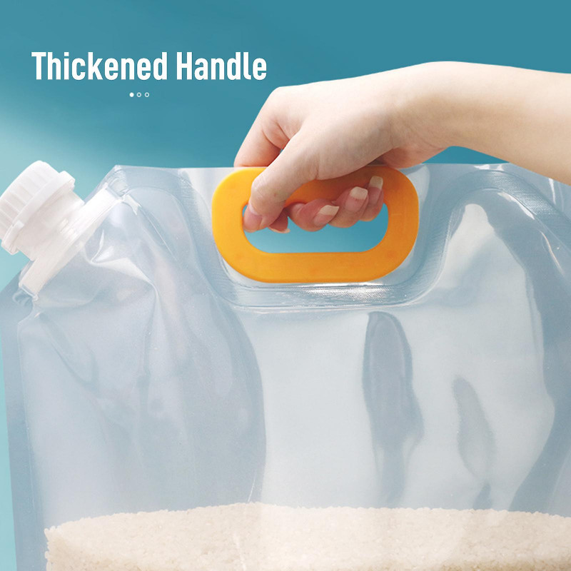 Storage Bag Food Storing Transparent Portable Thickened Non-toxic Bpa-free Moisture-proof Sealed Packaging 10pcs