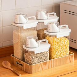 Domestique scellé Cat et Chien Nourriture Seau à l’épreuve de l’humidité Riz Grain Bucket Cuisine Farine Conteneur [...]