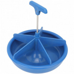 5 Girds Pig Feeder Circular Eating Trough Piglet Food Bucket Feeding Container Rear Hanging Hook 5 Girds Pig Feeder Circular Eating Trough Piglet Food Bucket Feeding Container Rear Hanging Hook