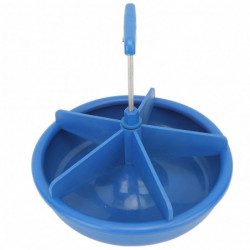 5 Girds Pig Feeder Circular Eating Trough Piglet Food Bucket Feeding Container Rear Hanging Hook 5 Girds Pig Feeder Circular Eating Trough Piglet Food Bucket Feeding Container Rear Hanging Hook