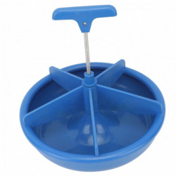 5 Girds Pig Feeder Circular Eating Trough Piglet Food Bucket Feeding Container Rear Hanging Hook 5 Girds Pig Feeder Circular Eating Trough Piglet Food Bucket Feeding Container Rear Hanging Hook