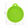 4 Pcs Pet Food Can Lids, Silicone Lids, Cat Food Tin Cover, 3 In 1 Universal Can Lid For Dogs Cats