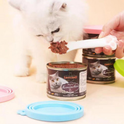 4 Pcs Pet Food Can Lids, Silicone Lids, Cat Food Tin Cover, 3 In 1 Universal Can Lid For Dogs Cats 4 Pcs Pet Food Can Lids, Silicone Lids, Cat Food Tin Cover, 3 In 1 Universal Can Lid For Dogs Cats