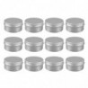 Pack de 12 boîtes de 80 ml conteneurs thé en aluminium boîte baume à lèvres boîte de rangement bocal conteneurs [...]