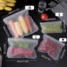 Sac de scellage alimentaire pour réfrigérateur scellé Transparent réutilisable de qualité alimentaire lavable [...]
