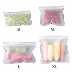 Sac de scellage alimentaire pour réfrigérateur scellé Transparent réutilisable de qualité alimentaire lavable [...]