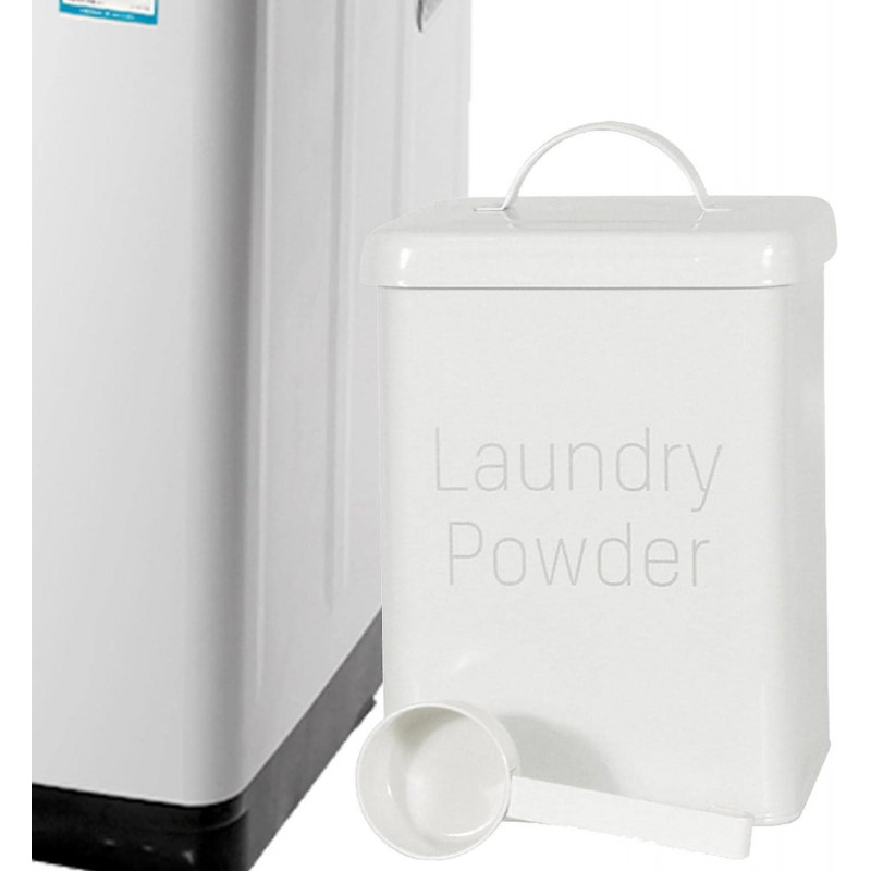 Laundry Storage Tin Boxwashing Et Square Metal Food/flour/sundries Kitchen Storage Tin Canister/ Et/containers [...]