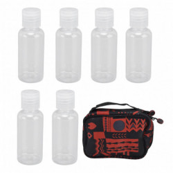 6pcs Camping Spice Containers Mini Portable Transparent Spice Jar Kit With Storage Bag For Kitchen Camping Travelling 6pcs Camping Spice Containers Mini Portable Transparent Spice Jar Kit With Storage Bag For Kitchen Camping Travelling