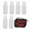 6pcs Camping Spice Containers Mini Portable Transparent Spice Jar Kit With Storage Bag For Kitchen Camping Travelling 6pcs Camping Spice Containers Mini Portable Transparent Spice Jar Kit With Storage Bag For Kitchen Camping Travelling