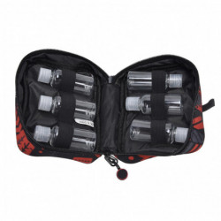 6pcs Camping Spice Containers Mini Portable Transparent Spice Jar Kit With Storage Bag For Kitchen Camping Travelling 6pcs Camping Spice Containers Mini Portable Transparent Spice Jar Kit With Storage Bag For Kitchen Camping Travelling