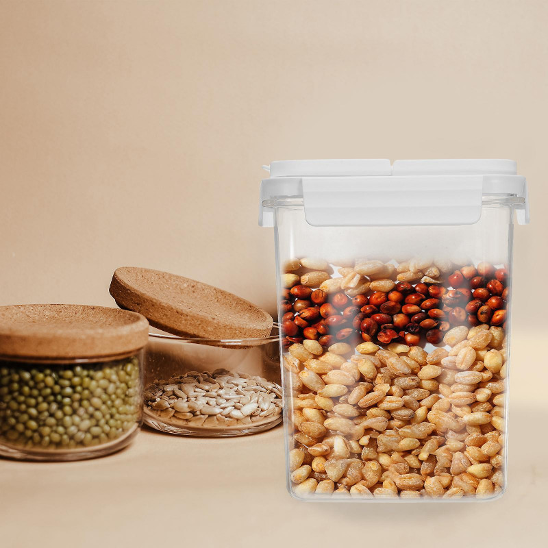 Kitchen Grain Storage Jar Cereals Sealed Storage Jar Household Food Storage Canister Kitchen Grain Storage Jar Cereals Sealed Storage Jar Household Food Storage Canister