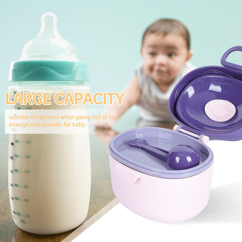 1pc Baby Portable Milk Storage Box Moisture-proof Milk Powder Dispenser 330ml 1pc Baby Portable Milk Storage Box Moisture-proof Milk Powder Dispenser 330ml