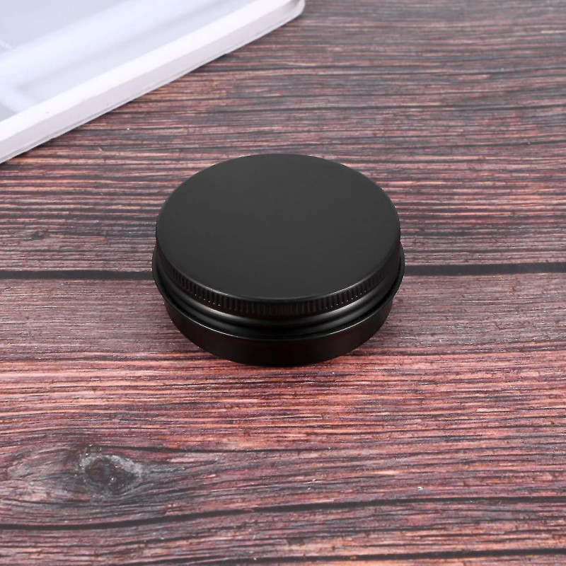12pcs 1oz Noir Aluminium Tin Jars Rond Vis Couvercle Conteneurs Vides Métal Boîtes de Stockage Pour Organizin Cy - B 12pcs 1oz Noir Aluminium Tin Jars Rond Vis Couvercle Conteneurs Vides Métal Boîtes de Stockage Pour Organizin Cy - B