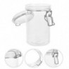 750ml Plastic Canister with Locking Clamp Grain Storage Jar for Tea, Sugar, Coffee Bean 750ml Plastic Canister with Locking Clamp Grain Storage Jar for Tea, Sugar, Coffee Bean
