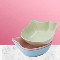 Plastic Pet Feeding Bowls Dog Food Containers 3 Pieces (Blue+Pink+Green) (4-D-W) Plastic Pet Feeding Bowls Dog Food Containers 3 Pieces (Blue+Pink+Green) (4-D-W)