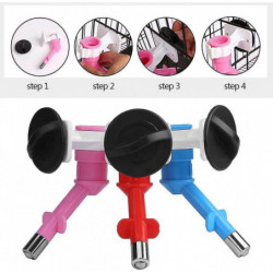 Pet Drinker Head, Automatic Hanging Feeder Dispenser No Drip Small Animal Water Bottle For Small Pet (1pcsblue) Pet Drinker Head, Automatic Hanging Feeder Dispenser No Drip Small Animal Water Bottle For Small Pet (1pcsblue)