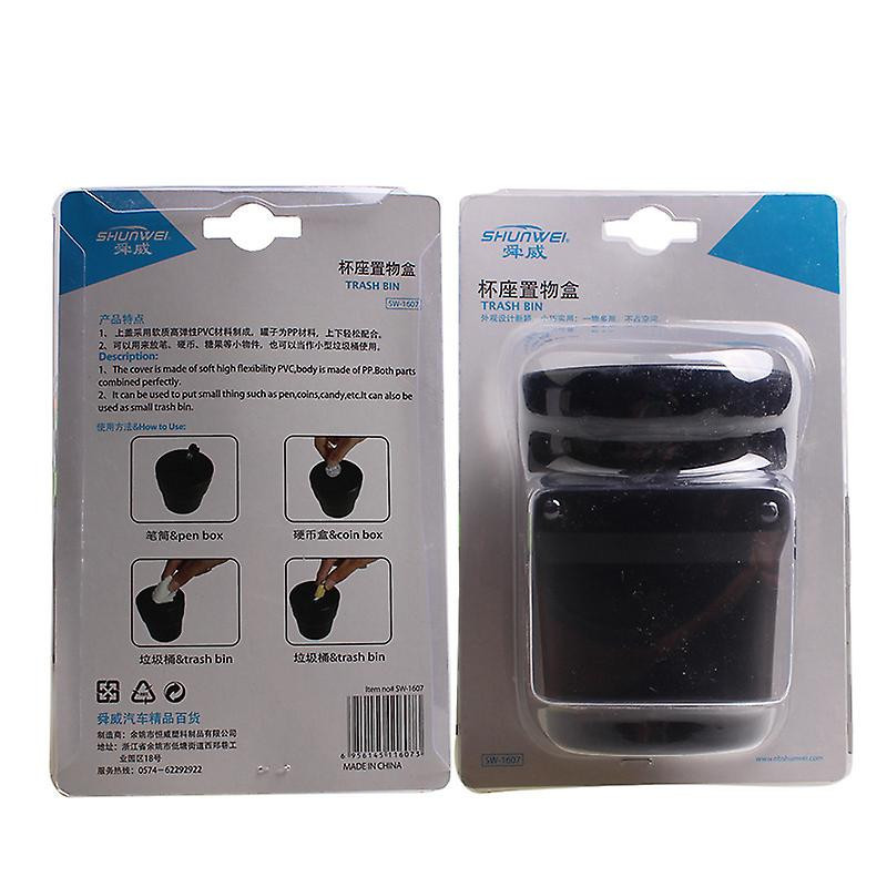 Vehicle-mounted multi-functional trash can Vehicle-mounted small storage bucket change storage bucket