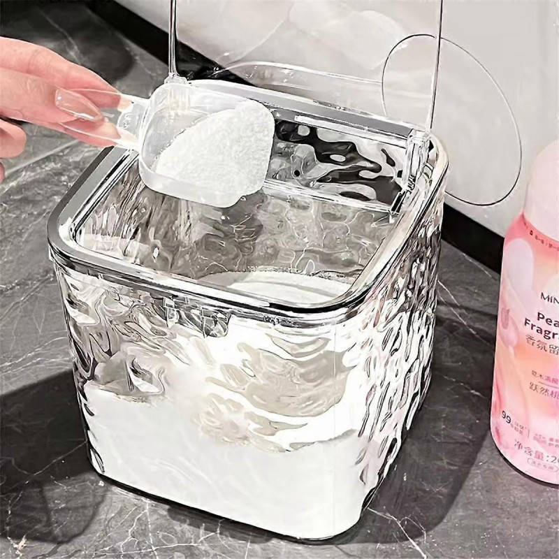 Transparent Storage Box for Laundry Seminal Vesicle Container Used for Cleaning Capsules Laundry Storage Box Large