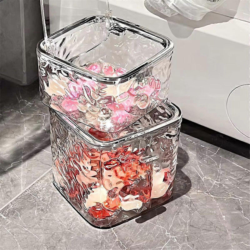 Transparent Storage Box for Laundry Seminal Vesicle Container Used for Cleaning Capsules Laundry Storage Box Large